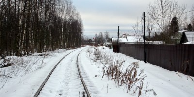 Парголово, железная дорога у садоводства Левашово