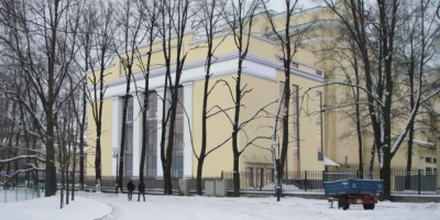 Новое здание в Михайловском саду, первый вариант