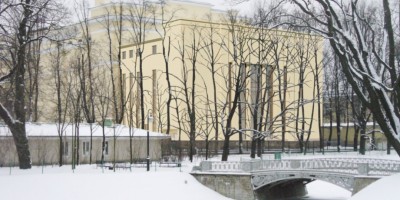 Новое здание в Михайловском саду, проект, второй вариант