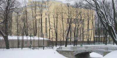 Новое здание в Михайловском саду, проект, третий вариант
