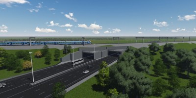 Проект тоннеля через Варшавскую железную дорогу