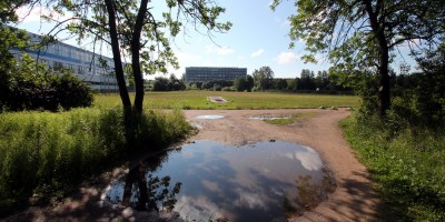 Стадион на берегу Ольгинского пруда