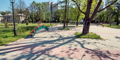 Колпино, парк на Красной улице, деревья