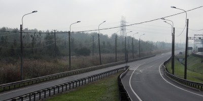 Волхонское шоссе, лес