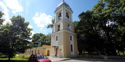 Колокольня Благовещенской церкви на Приморском проспекте