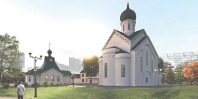Проект Казанского храма на проспекте Славы