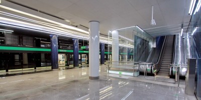 Станция Новокрестовская, перрон