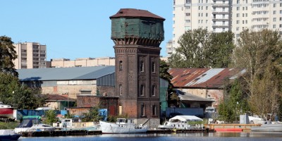 Галерная гавань, водонапорная башня