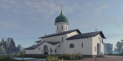 Проект церкви Николая Чудотворца на Арцеуловской аллее
