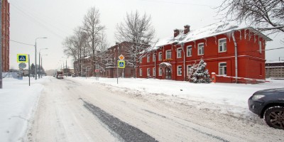 Колпино, Финляндская улица возле улицы Коммуны