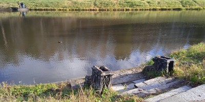 Павловск, паромная переправа на Старосильвийском пруду у Висконтиева моста
