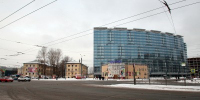 Заневский проспект, дом 42, вид с площади Карла Фаберже