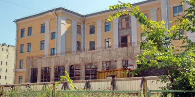 Ремонт школы на Лиговском проспекте, 241, спортзал