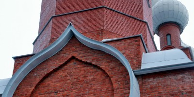 Церковь Серафима Саровского в Петергофе на Ораниенбаумском шоссе, кладка