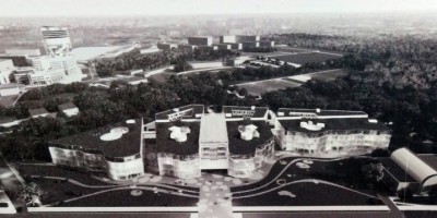 Проект научно-образовательного комплекса Медицинского центра имени Алмазова на Коломяжском проспекте, 25, вид сверху