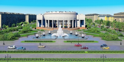РНБ на Московском проспекте, проект реконструкции фонтанов