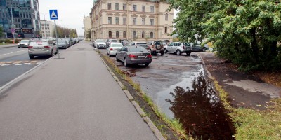 Малоохтинский проспект, тротуар Малоохтинский проспект, тротуар