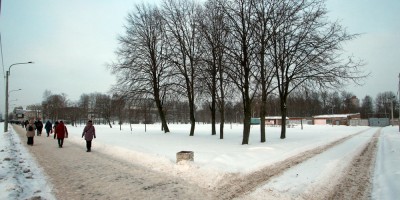 Улица Дыбенко, парк Есенина