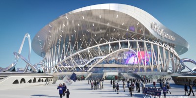 Проект ледовой арены на месте СКК на проспекте Юрия Гагарина