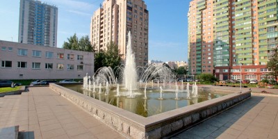 Шушары, сквер Николая Ивасюка, фонтан