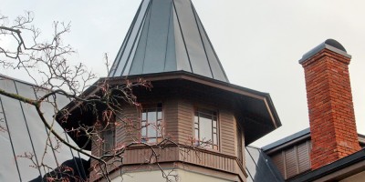 Дом Граббе на 3-й линии 1-й половины, 2, в Коломягах, башенка