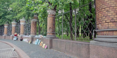 Ограда Михайловского сада, утраченные секции