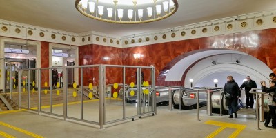 Станция метро Технологический институт, эскалаторный зал