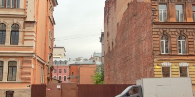 2-я Советская улица, снесенный флигель Свято-Троицкой общины сестер милосердия
