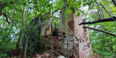 Ломоносов, Приморская улица, руины дачи
