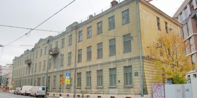 Дегтярный переулок, 3, административный дом Рождественского трамвайного парка