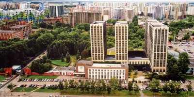 Московское шоссе, 13, проект апарт-отеля, вид сверху