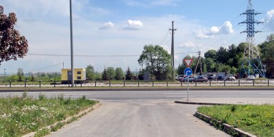 Петербургское шоссе, выезд с полей