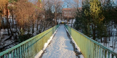 Сестрорецк, пешеходный мост через Малую Сестру