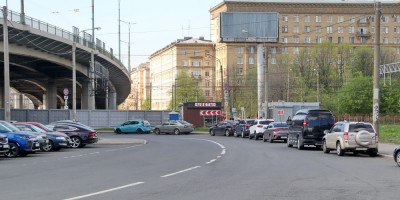 Проспект Стачек у бывшего переезда