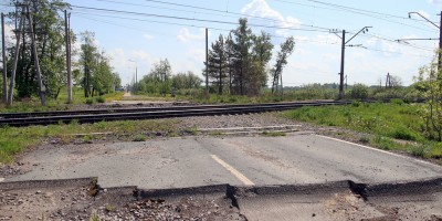 Варшавская железная дорога, бывший переезд на Петербургском шоссе
