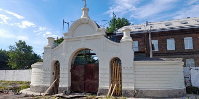 Старообрядческая улица, ворота, задняя сторона
