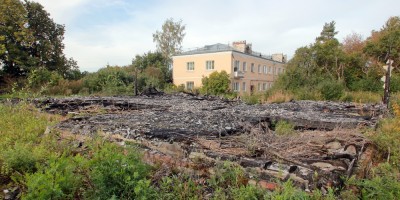 Павловск, Динамо, дом для мальчиков с семейным надзирателем после пожара