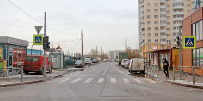 Шушары, Первомайская улица возле Вишерской улицы