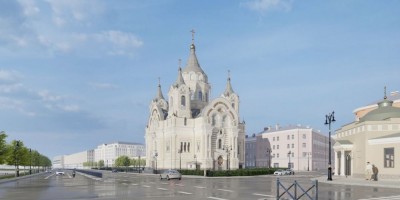Синопская набережная, проект воссоздания Борисоглебской церкви