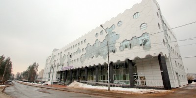 Песочный, Ленинградская улица, дом 68а, строение 5, амбулаторно-поликлинический корпус Санкт-Петербургского онкологического центра