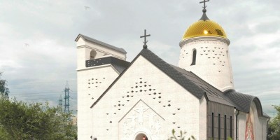 Угол Дунайского и Витебского проспектов, проект церкви благоразумного разбойника Раха