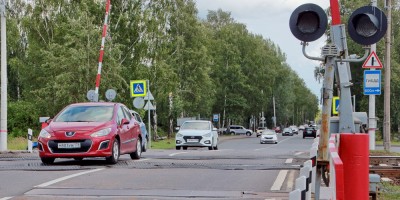 Пушкин, Московское шоссе, переезд