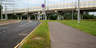 Ржевская площадь, тротуар