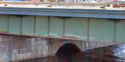 Арка в коллектор Крюкова канала под Благовещенским мостом