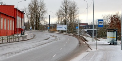 Колпино, Загородная улица у перекрестка с Саперным переулком