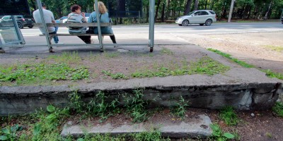 Зеленогорск, Приморское шоссе, остановка Санаторий Северная Ривьера, фундамент