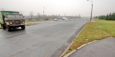 Шафировский проспект, старая проезжая часть, перекресток с Зотовским проспектом Шафировский проспект, старая проезжая часть, перекресток с Зотовским проспектом