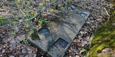 Петергоф, Сергиевка, скамья у валуна