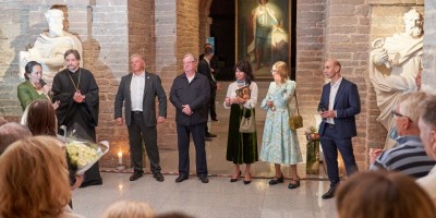 Смольный собор, открытие выставки Смольный собор, открытие выставки