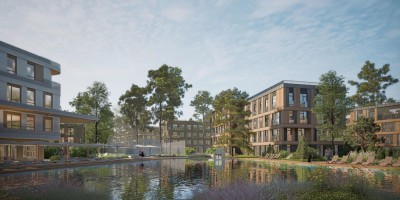 Солнечное, Лесная улица, 24, санаторный комплекс, проект, пруд